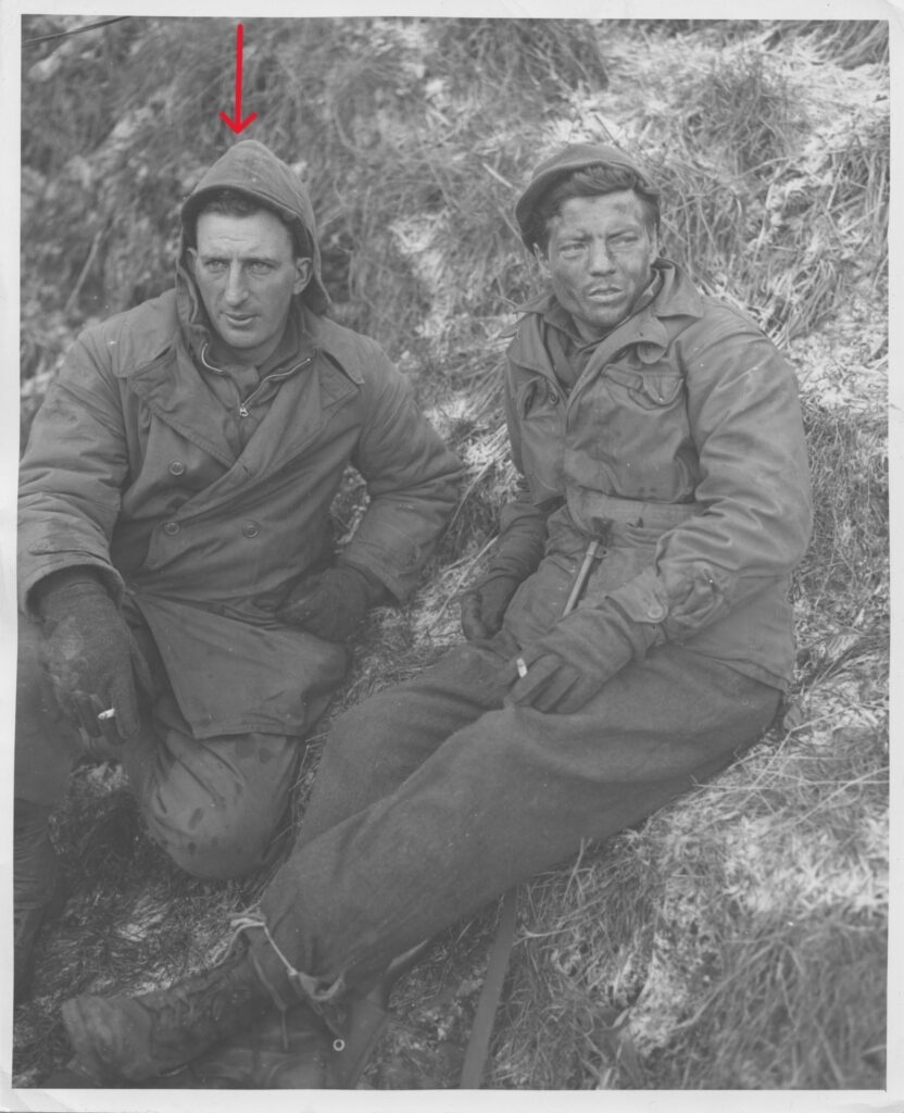 Herman Rewerts avec ses frères d'armes