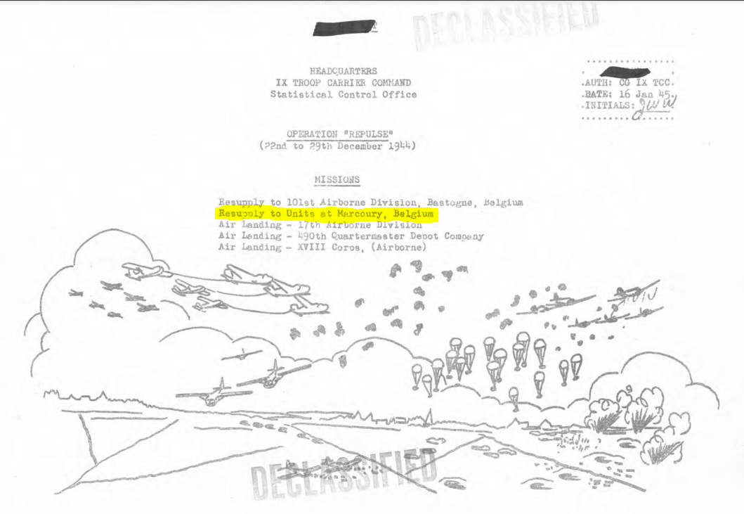 Opération Repulse — Mission de ravitaillement